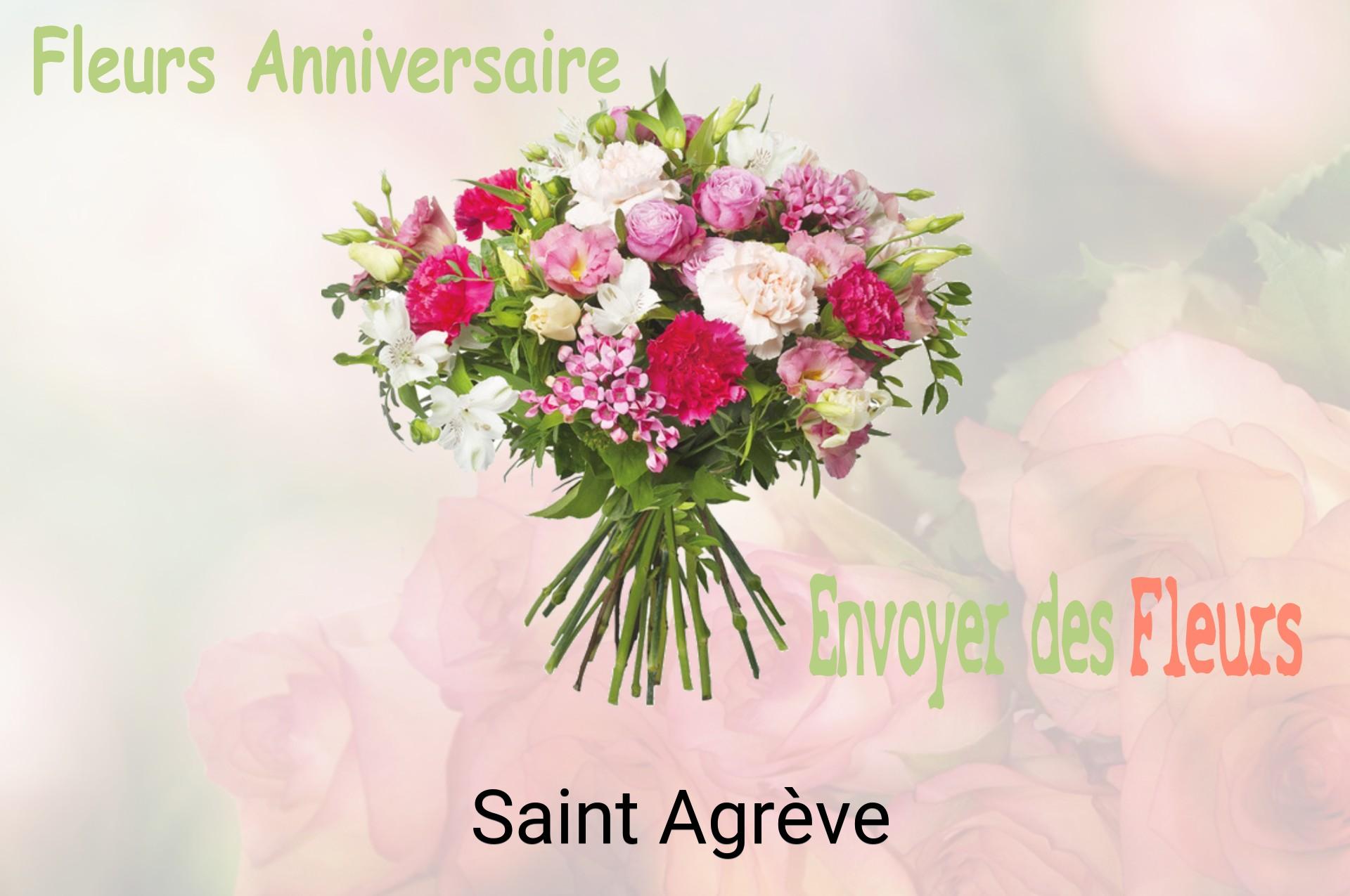 Bouquet de fleurs d’anniversaire livré à Saint-Agrève
