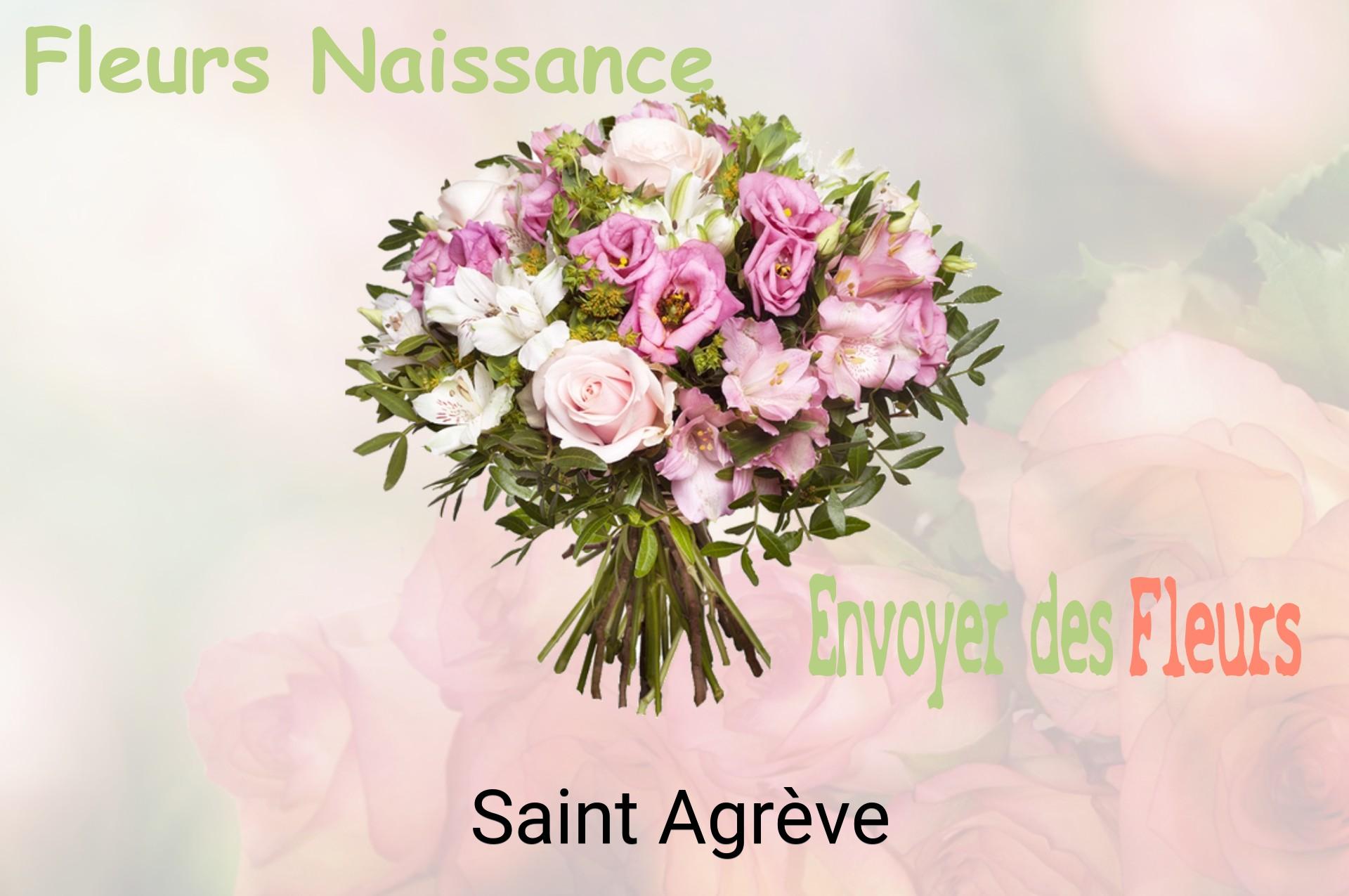 Bouquet de fleurs de naissance livré à Saint-Agrève